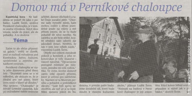 Pardubický deník: Domov má v Perníkové chaloupce